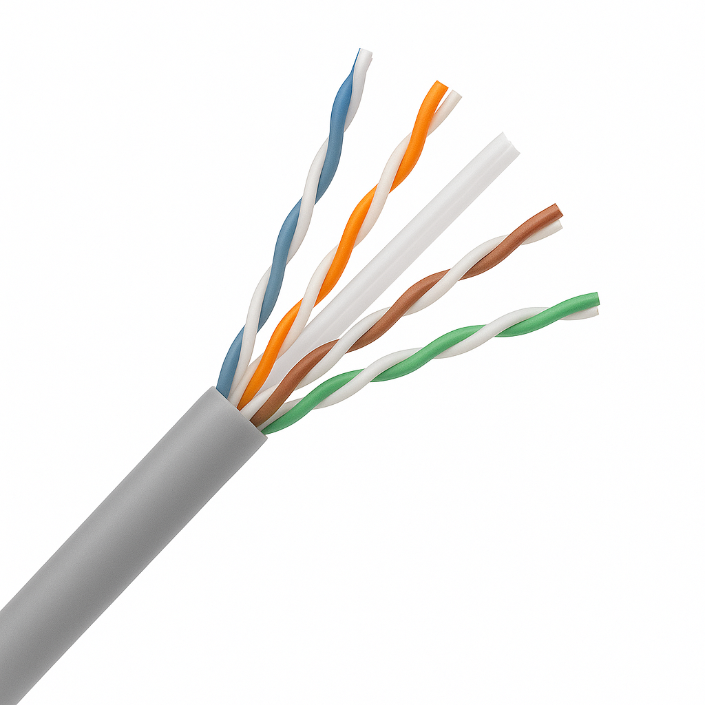 CABLE F/UTP CAT 6A Grey LSZH 1000FT/drum 0.57BC 23 AWG